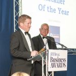 202 NDJ Business awards
North Devon Journal Business Awards 2017, High Bullen Hotel.
Retailer of the year announced by James Doble,
Picture: Rob Tibbles Ref: BNRT20170525A-040_C